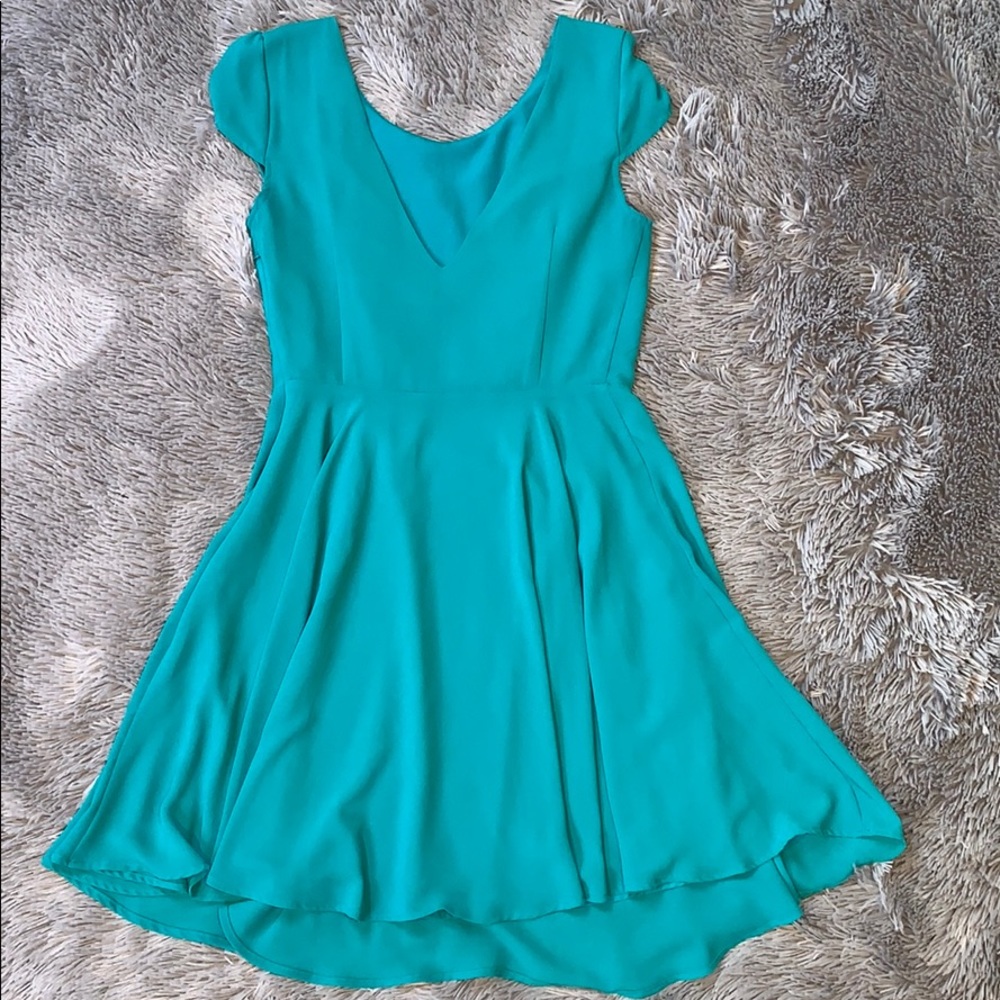 Turquoise dress